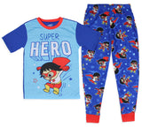 Ryan's World Pajamas Boys' Super Hero Shirt and Plush Pants Pajama Set