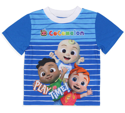 CoComelon Toddler Boys' Play Time Short Sleeve Pajama Shirt Pants 2PC Set