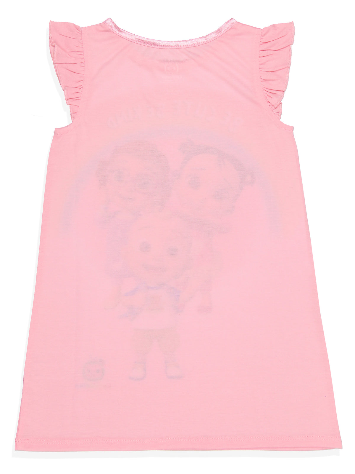 CoComelon Toddler Girls Be Cute Be Kind Ruffle Sleeve Nightgown