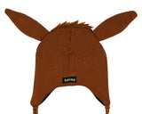 Pokemon Eevee Cosplay Fleece Lined Laplander Beanie Cap Hat For Men Women OSFM