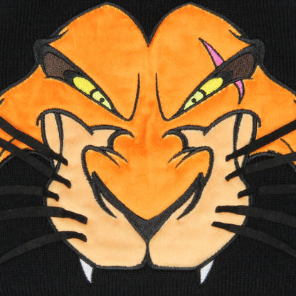 Disney The Lion King Scar Felt Embroidered Face Design Cuffed Beanie