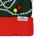 National Lampoon's Christmas Vacation Leaning Tree Squirrel Cuffed Pom Beanie