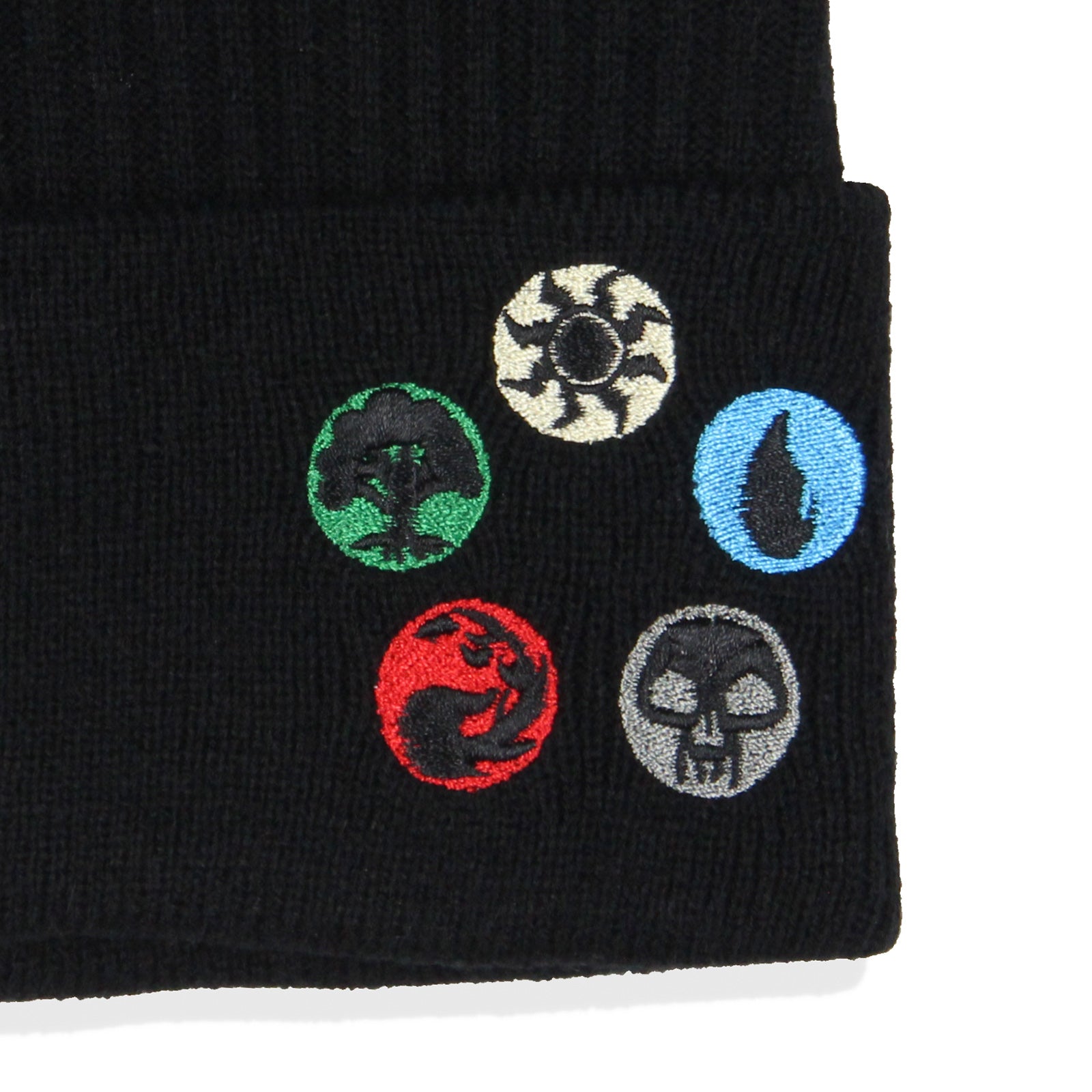 Magic The Gathering Adult Mana Token Symbols Knit Cuff Beanie Hat Cap