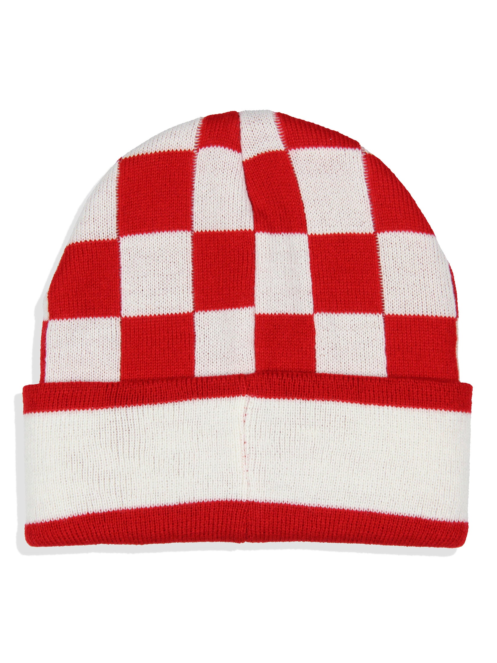 Disney Toy Story Adult Pizza Planet Checkered Knit Cuff Beanie Hat Cap