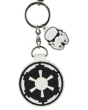 Star Wars Galactic Empire Rubber Air Tag Holder Keychain With Lobster Clasp