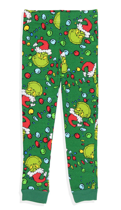 Dr. Seuss How GRINCH Stole Christmas Lights Matching Family Pajama Set