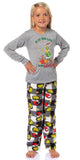 Dr Seuss The Grinch Who Stole Christmas White Buffalo Plaid Matching Family Pajama Set