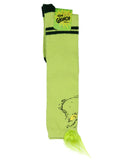 Dr Seuss The Grinch Women's Christmas Plush Grinch Face Knee-High Gripper Sock