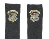 Harry Potter Women's Glitter Hogwarts Crest Embroidered Patch Knee High Socks