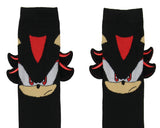 Sonic The Hedgehog Women's Shadow Design Novelty Knee High Socks Shoe Sizes 5-10