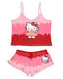 Hello Kitty X Cup Noodles Women's Tie-Dye 2-Piece Lounge Sleep Set (3XL Plus)