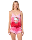 Hello Kitty X Cup Noodles Women's Tie-Dye 2-Piece Lounge Sleep Set (L)