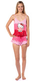 Hello Kitty X Cup Noodles Women's Tie-Dye 2-Piece Lounge Sleep Set (XL Plus)