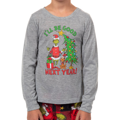 Dr. Seuss The Grinch Pajamas Buffalo Plaid Matching Family Sleepwear