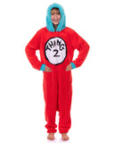 Dr. Seuss Thing 1 & Thing 2 Character Kigurumi Onesie Pajama