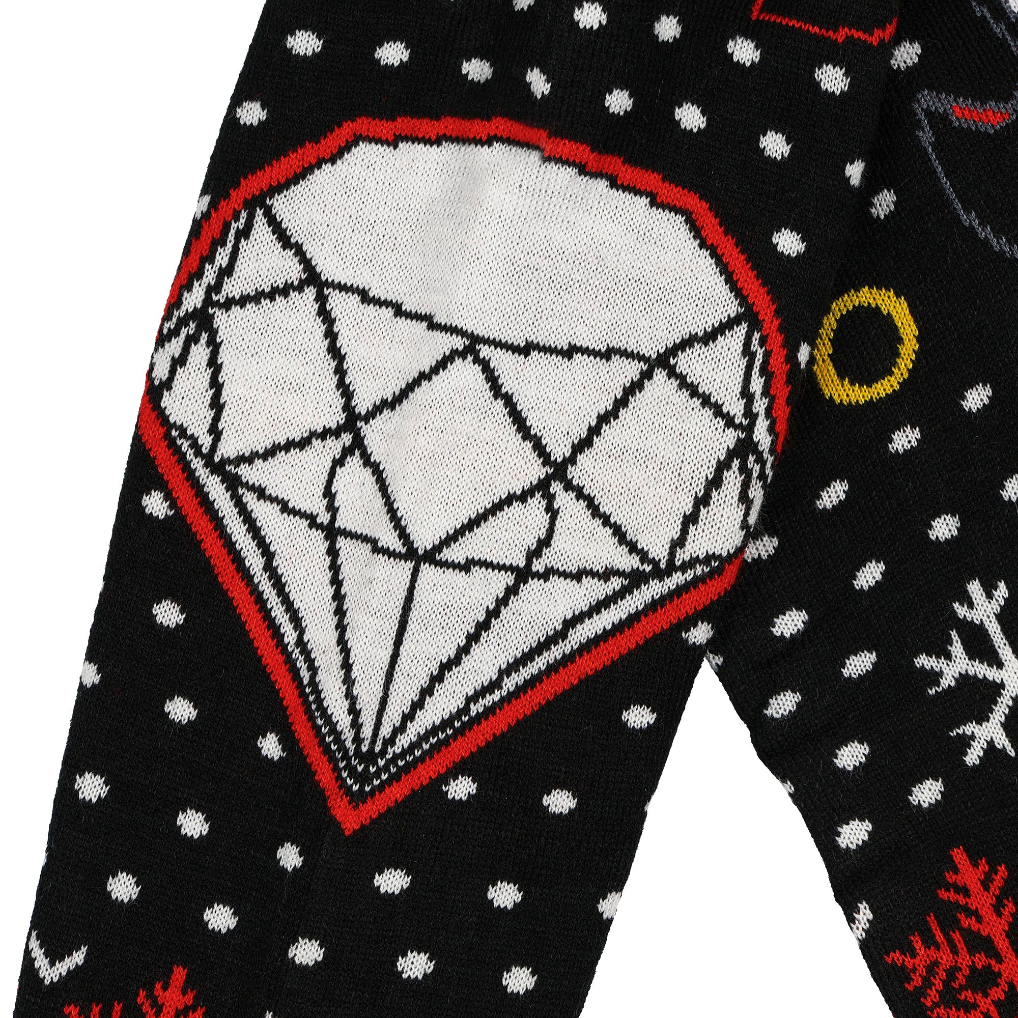 Sonic the Hedgehog Kid's Christmas Ugly Sweater Shadow Knit Pullover