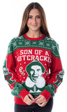 ELF Movie Men's Son of a Nutcracker Ugly Christmas Sweater Knit Pullover