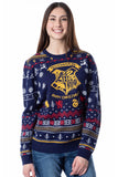 Harry Potter Men's Hogwarts Happy Christmas Ugly Holiday Knit Sweater