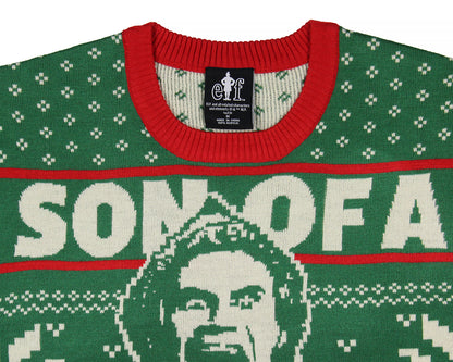 ELF Men's Buddy Son of a Nutcracker Ugly Christmas Knit Pullover Sweater