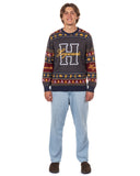 Harry Potter Men's Hogwarts Houses Design Ugly Holiday Knit Sweater