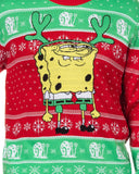 SpongeBob SquarePants Ugly Christmas Sweater Men's Reindeer Bob Pullover
