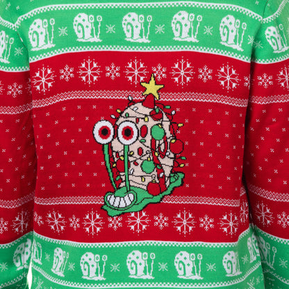 SpongeBob SquarePants Ugly Sweater for Christmas Men's Reindeer Bob Pullover