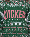 Wicked Adult Glinda and Elphaba Knit Ugly Sweater for Christmas