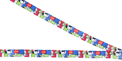 Peanuts Snoopy Be Joe Cool Breakaway ID Lanyard Joe Cool 1.25" Rubber Charm