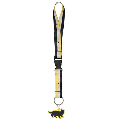 Harry Potter Hufflepuff Hogwarts Wristlet Keychain Breakaway Lanyard Wrist Strap
