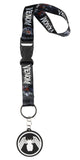 Marvel Venom Wrist Strap Lanyard for Keys with 2" Rubber Keychain