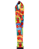 Marvel Spider-Man Many Faces Wrist Strap Lanyard for Keys with 2" Keychain