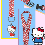 Sanrio Hello Kitty All-Over Print Wrist Strap Lanyard For Keys