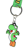 Super Mario Bros Yoshi Wrist Lanyard For Keys Keychain Wallet OSFM