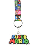 Super Mario Bros Wrist Strap Lanyard For Keys Keychain Wallet OSFM