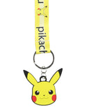 Pokemon Pikachu Wrist Strap Lanyard For Keys Keychain Wallet OSFM