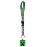 Minecraft Creeper Wrist Hand Lanyard For Keys Wallet