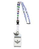 Legend of Zelda Master Sword Breakaway Lanyard with Triforce Charm & ID Holder