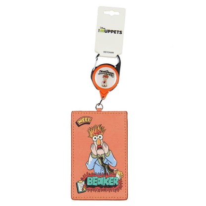 Disney The Muppets Beaker Character Design Retractable ID Badge Holder Keychain