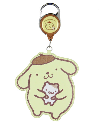 Sanrio Hello Kitty Pompompurin Retractable Lanyard for Keys Keychain ID Badge Holder