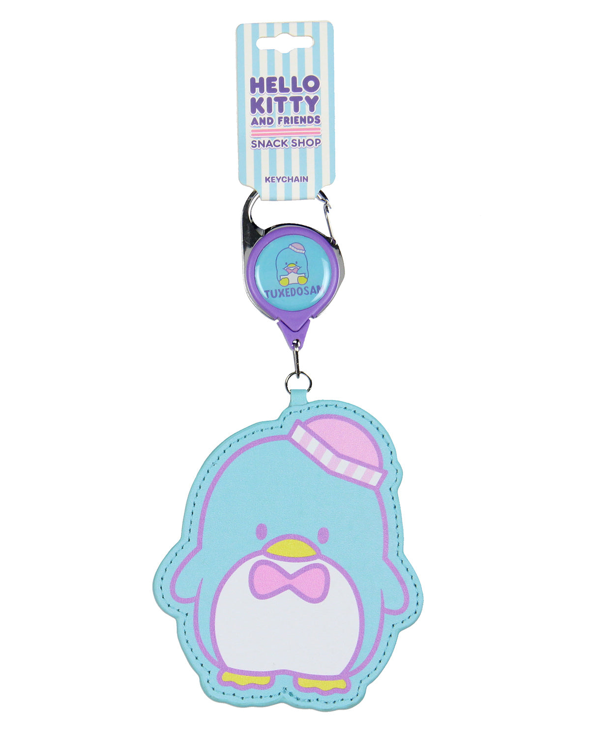 Sanrio Hello Kitty Tuxedo Sam Retractable Lanyard for Keys Keychain ID Badge Holder - Seven Times Six