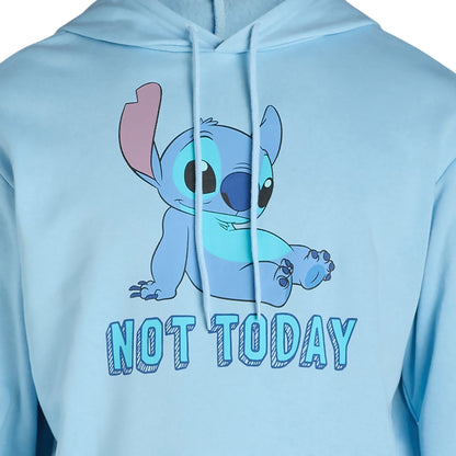 Disney Lilo & Stitch Hoodie Men's Not Today Stitch Pullover Sweatshirt