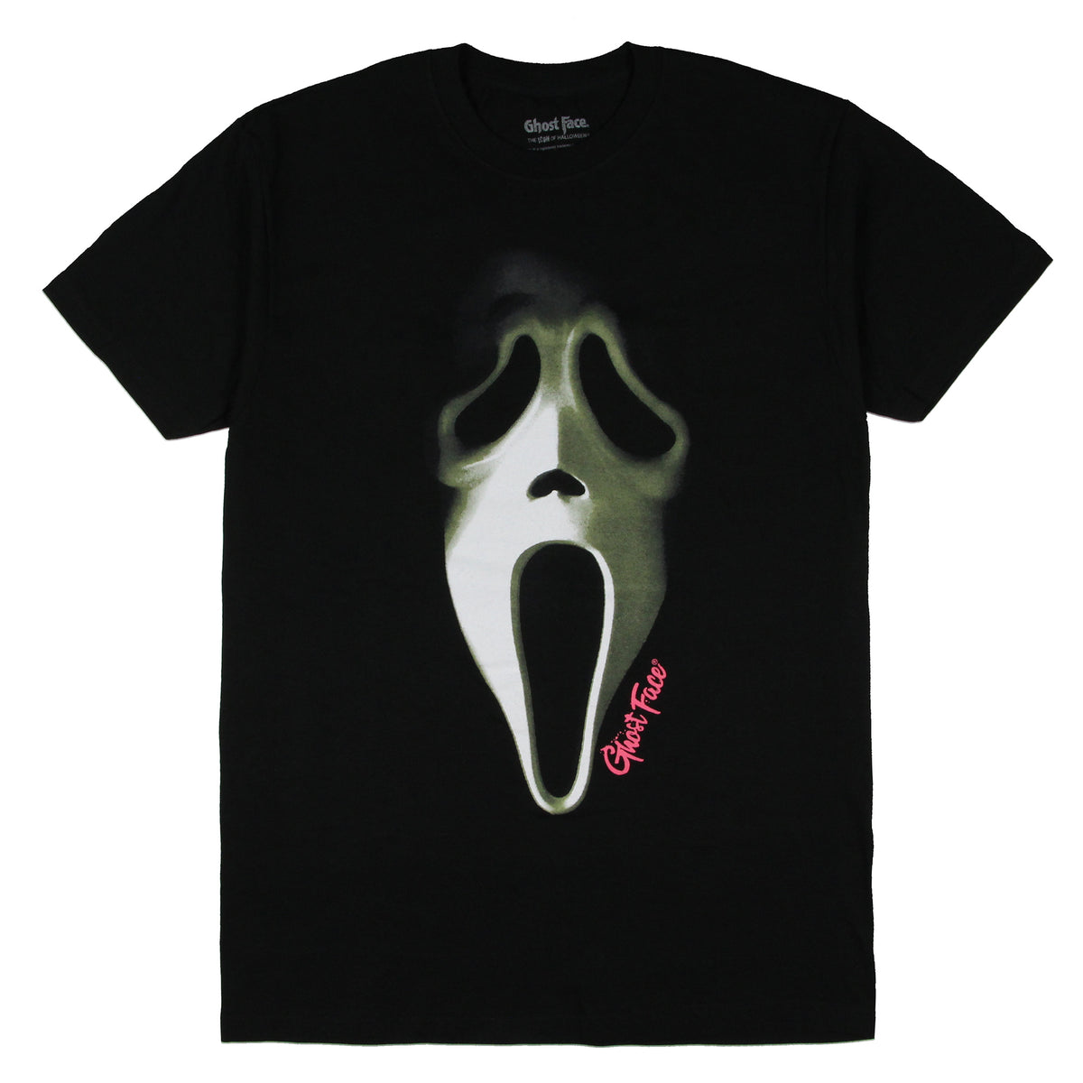 Horror Film Men's Ghostface Mask Disguise Graphic Print T-Shirt