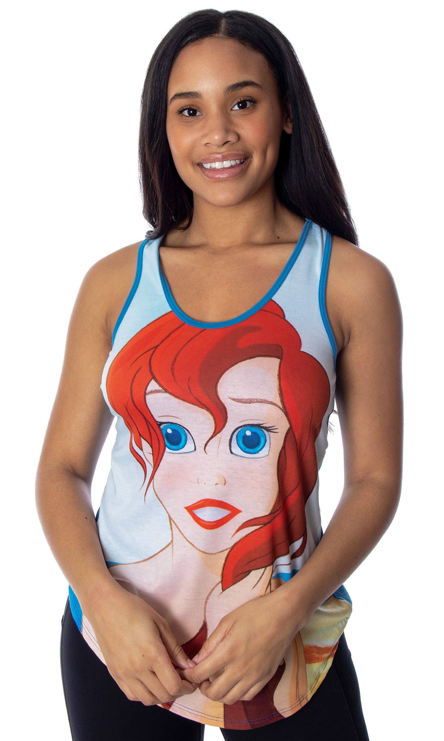 Disney The Little Mermaid Beautiful Ariel Racerback Tank Top