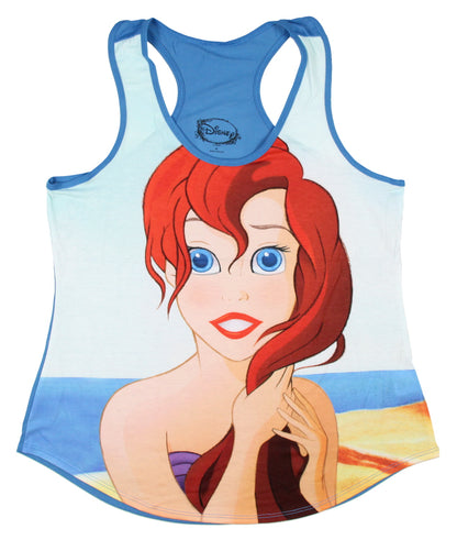 Disney The Little Mermaid Beautiful Ariel Racerback Tank Top