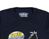 Looney Tunes Boys' Daffy Duck And Bugs Bunny Catchphrases Kids T-Shirt