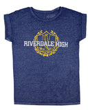 Riverdale Juniors High School Logo Burnout T-Shirt (X-Large) Adult