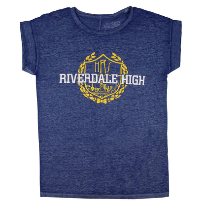 Riverdale Juniors High School Logo Burnout T-Shirt (X-Large) Adult