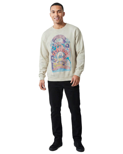 Led Zeppelin Sweatshirt Women's Electric Magic Distressed Pullover Sweater
