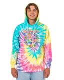 Grateful Dead Hoodie Men's Spiral Tie Dye Dancing Bears Sweatshirt