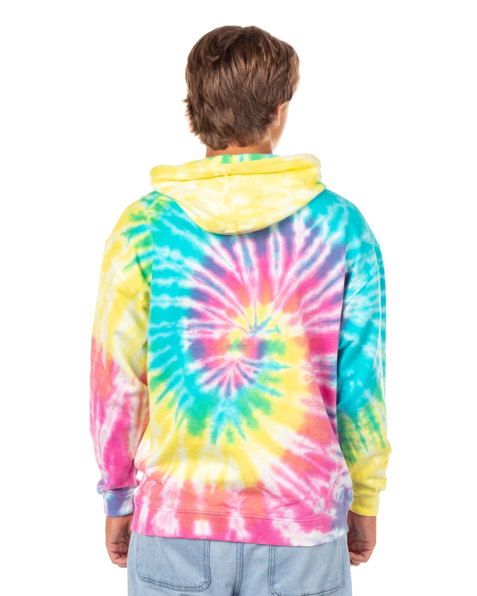 Grateful Dead Hoodie Men's Spiral Tie Dye Dancing Bears Sweatshirt